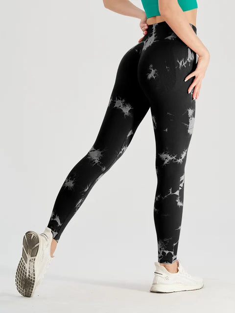 Leggings teñidos sin costuras