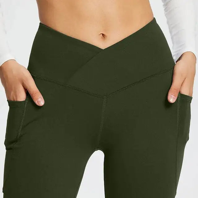 Leggings acampanados de yoga