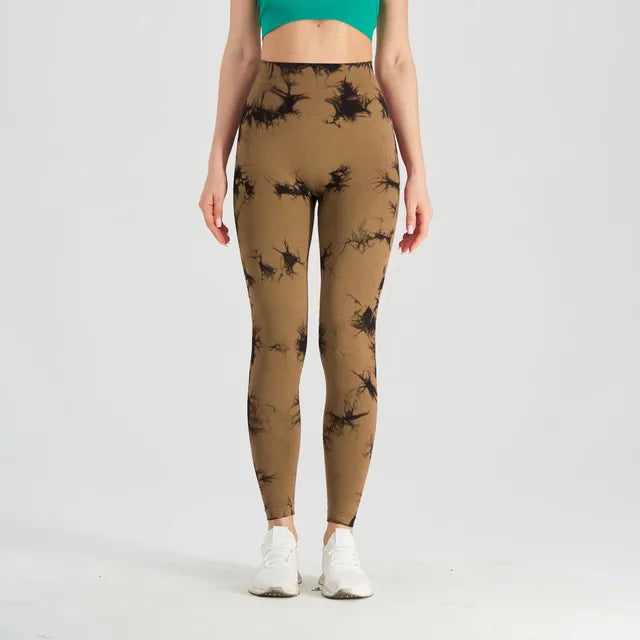 Leggings teñidos sin costuras