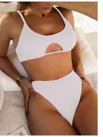 Conjunto de bikini de canalé